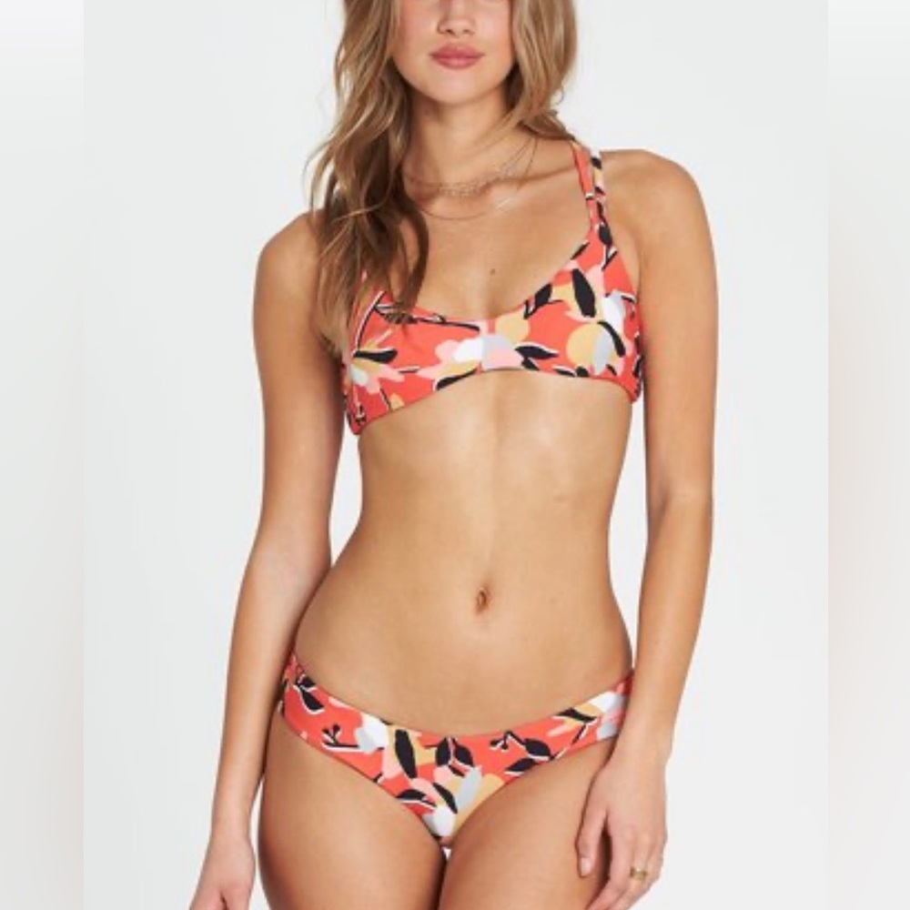 NWT Billabong Fire Eyes Bikini (Crossback top + Lowrider bottom)
